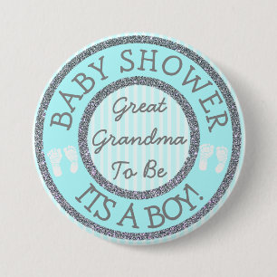It's a Boy, Grandma to be Baby Shower Button