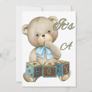 It's A Boy Invitation