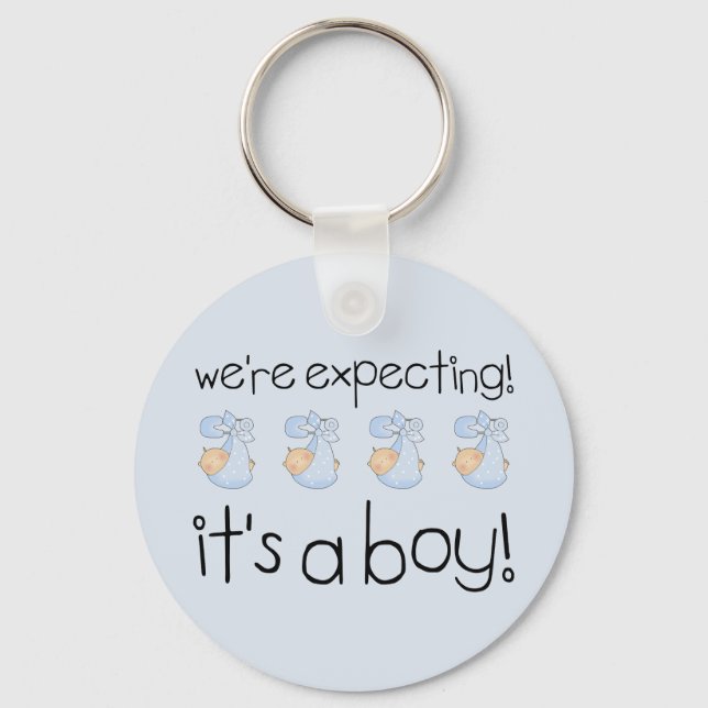 It's A Boy Key Ring (Front)