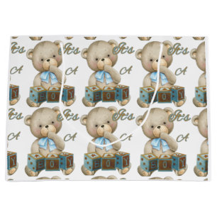It's A Boy Large Gift Bag