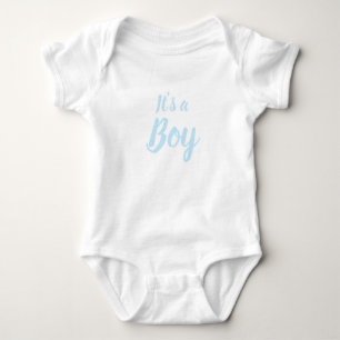 It's a Boy, light blue baby shower, gender reveal Bodysuit