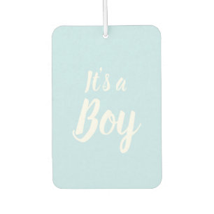 It's a Boy, light blue baby shower, gender reveal Car Air Freshener