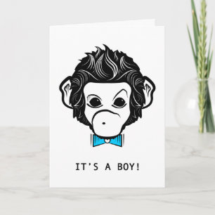 it's a boy! mister monkey announcement