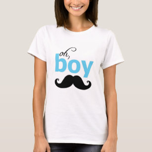 It's a Boy Mustache Baby Shower Maternity T Shirt