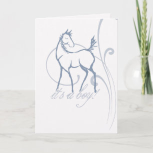 It's A Boy New Arrival Card