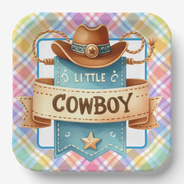 It's A Boy  Paper Plates (Front)