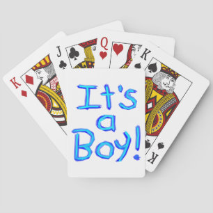 It's a Boy! Playing Cards