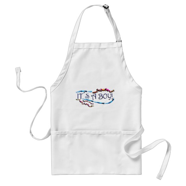 Its a Boy Standard Apron (Front)