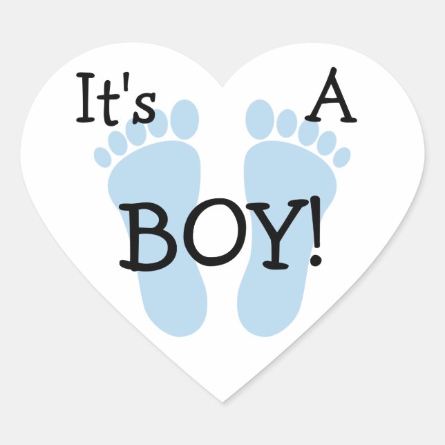 It's A Boy Sticker (Front)
