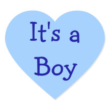 It's a Boy Sticker Seals
