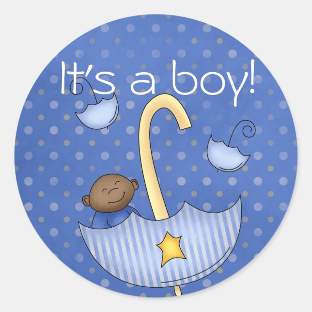 Its a boy stickers (Front)