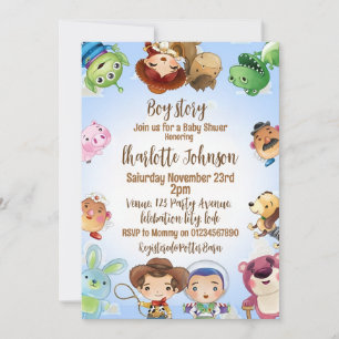 It's a Boy Story Baby Shower Invitation