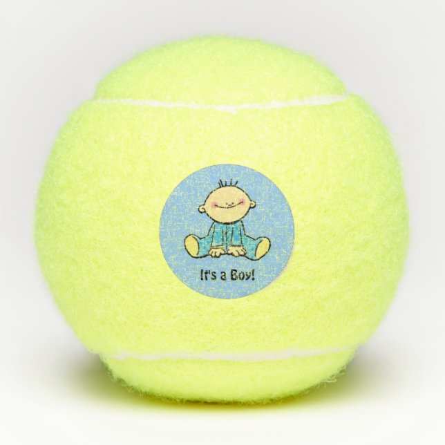 It's a Boy Tennis Balls (Front)