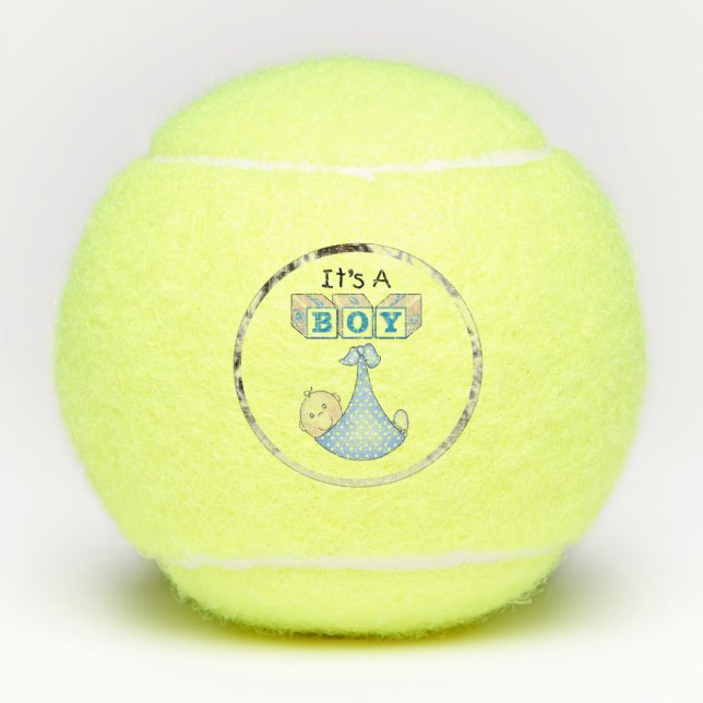 It's a Boy Tennis Balls (Front)