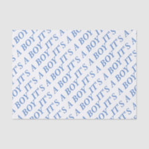 IT'S A BOY tissue paper (blue)