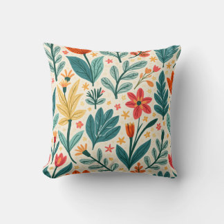 It's a bright patterned cushion.			 cushion