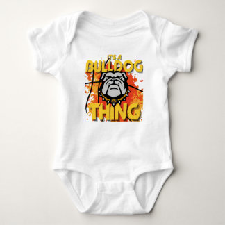 It's a Bulldog Thing One Piece for babies Baby Bodysuit