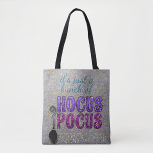 It's a Bunch of Hocus Pocus Glitter Magic Tote Bag