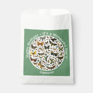 It's a Butterfly Birthday, Collage Items for Party Favour Bag