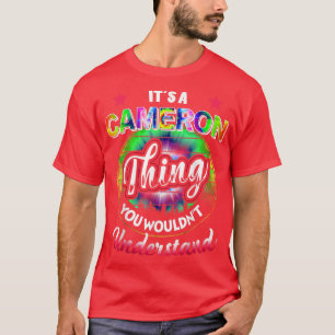 Its A CAMERON Thing Tie Dye 60s 70s Hippie CAMERO T-Shirt