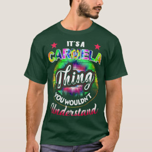 It's A Carmela Thing Tie Dye 60s 70s Hippie Carme T-Shirt