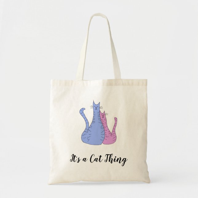 It's a Cat Thing Tabby Kitties Tote Bag (Front)