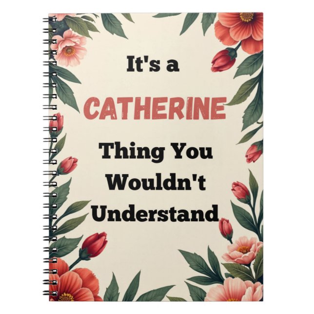 It's a Catherine Thing You Wouldn't Understand Notebook (Front)