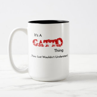 It's A Catto Thing... Two-Tone Coffee Mug