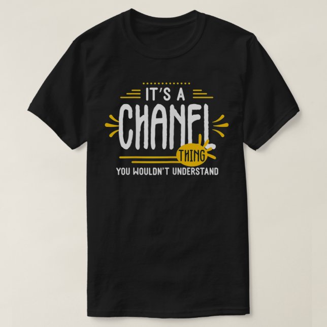 It's A Chanel Thing Funny Women First Name Persona T-Shirt (Design Front)