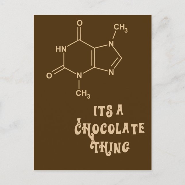 Its a Chocolate Thing Funny Card (Front)
