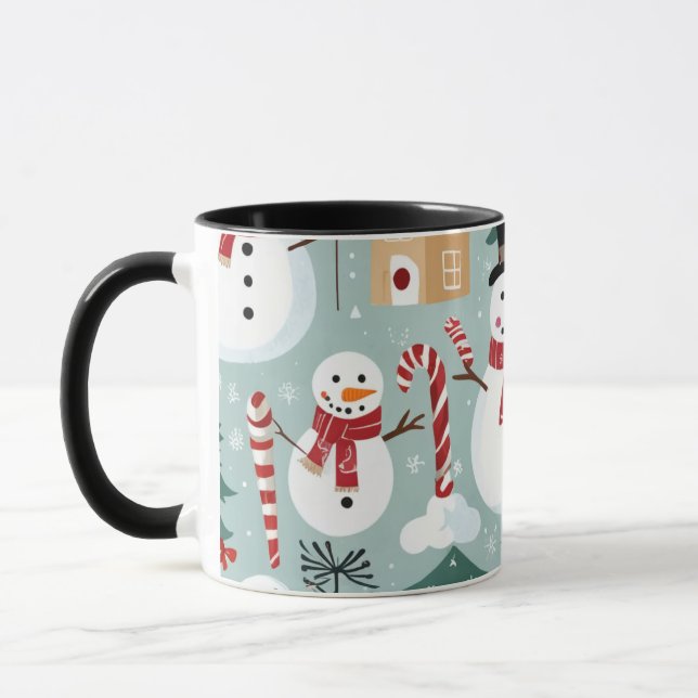 It's a Christmas mug. Mug (Left)