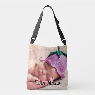 It's a Colourful Baby Shower Light Personalised Crossbody Bag