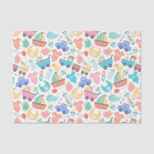 It's a Colourful Baby Shower Light Tissue Paper