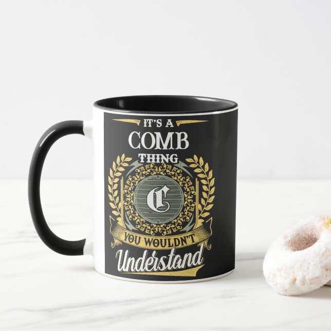 It's a COMB Thing You Wouldn't Understand Mug (With Donut)