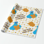 It's a Cookie Party Pattern Wrapping Paper<br><div class="desc">Check out this fun Sesame Street pattern featuring Cookie Monster in a party hat eating a giant chocolate chip cookie!   © 2021 Sesame Workshop. www.sesamestreet.org</div>