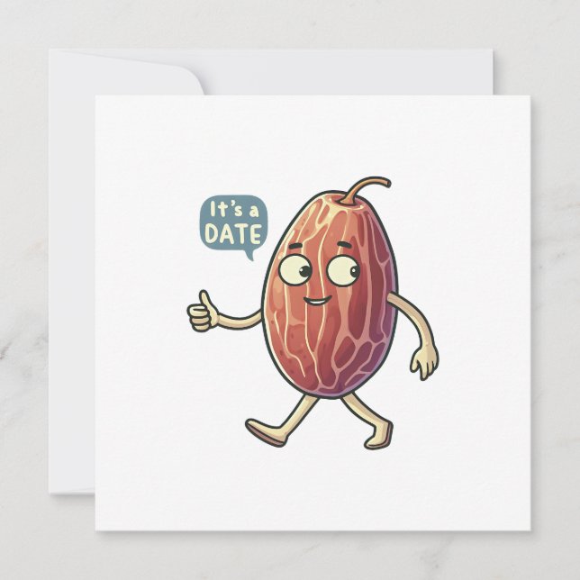 It's A Date Card (Front)