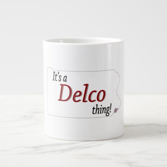 Its a Delco thing (R) Large Coffee Mug (Front)