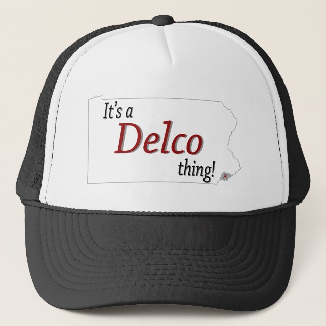 Its a Delco thing (R) Trucker Hat (Front)