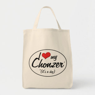 It's a Dog! I Love My Chonzer Tote Bag