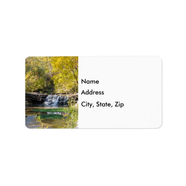 It's A Dogwood Waterfall Address Label (Front)