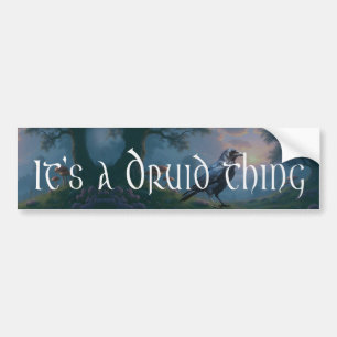 It's a Druid thing Bumper Sticker