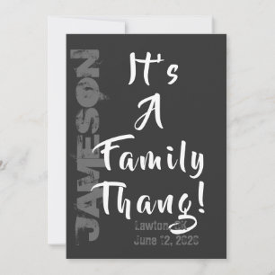 It's a Family Thang! Family Reunion Invitation