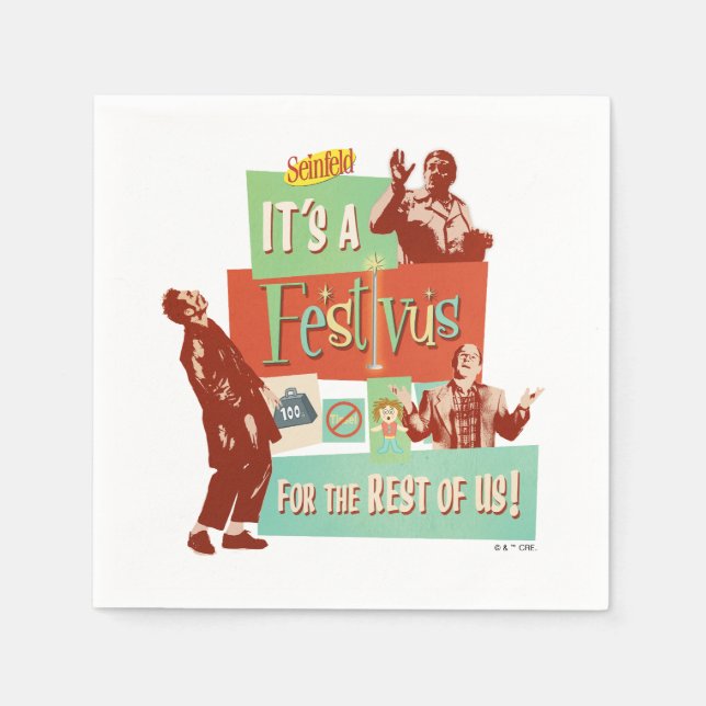 It's a Festivus for the Rest of Us Napkin (Front)