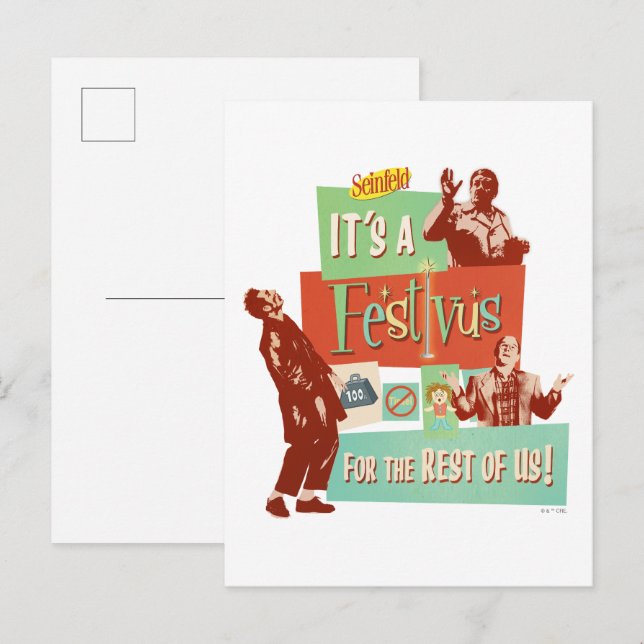 It's a Festivus for the Rest of Us Postcard (Front/Back)
