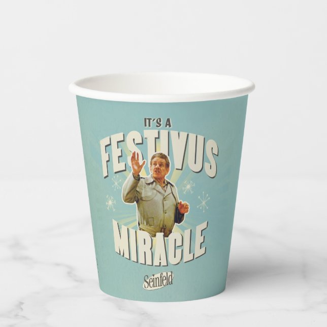 It's a Festivus Miracle Paper Cups (Front)