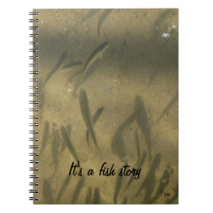 it's a fish story notebook