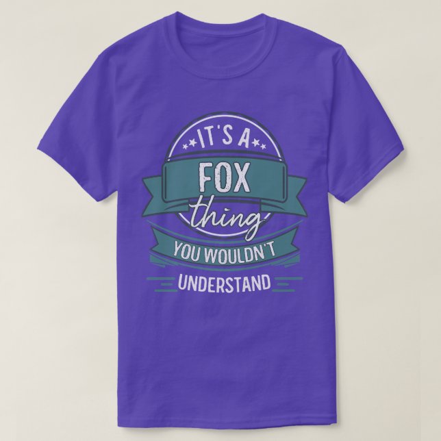Its A Fo Thing You Wouldnt Understand, First Name  T-Shirt (Design Front)
