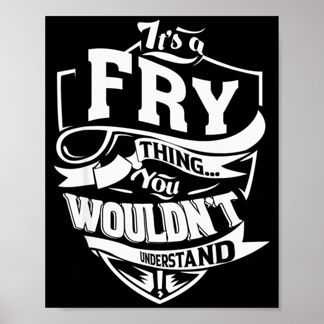 It's A Fry Thing  Poster (Front)