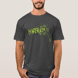 It's a game changer green retro graphic t-shirt