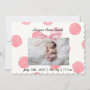 It's A Girl  Announcement